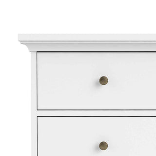 Paris Desk in White - Giant Lobelia