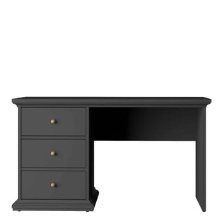 Paris Desk in Matt Grey - Giant Lobelia