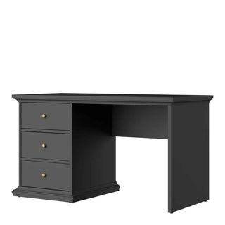 Paris Desk in Matt Grey - Giant Lobelia