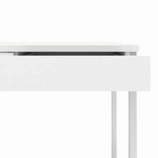 Giant Lobelia Desk 3 Drawers in White - Giant Lobelia