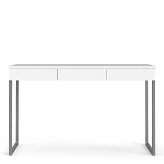 Giant Lobelia Desk 3 Drawers in White - Giant Lobelia