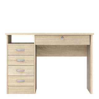 Desk 5 Drawers in Oak - Giant Lobelia