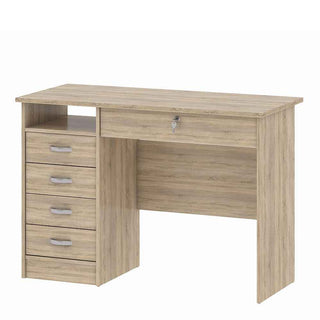 Desk 5 Drawers in Oak - Giant Lobelia