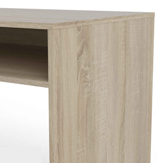 Giant Lobelia Desk Multi Functional Desk with Drawer and 1 Door in White and Oak - Giant Lobelia