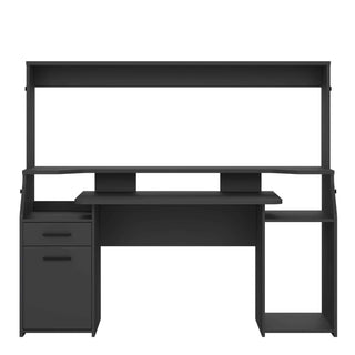 Gaming Desk with 1 Door 1 Drawer - Giant Lobelia