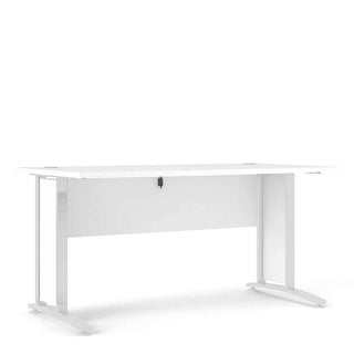 Giant Lobelia Desk 150cm in White with White Legs - Giant Lobelia