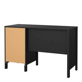 Barcelona Desk 3 Drawers in Matt Black - Giant Lobelia