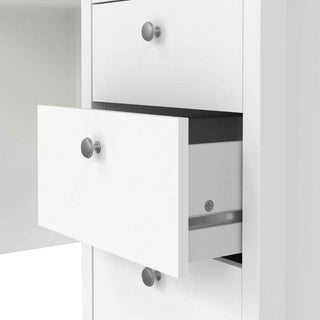 Madrid Desk 3 Drawers White - Giant Lobelia