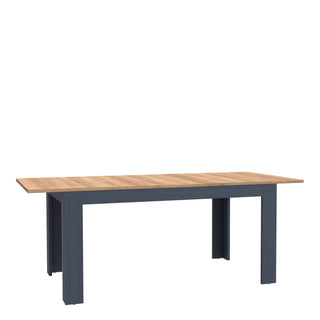 Extending Dining Table 160-207cm in Riviera Oak/Navy - Giant Lobelia