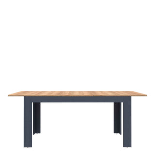 Extending Dining Table 160-207cm in Riviera Oak/Navy - Giant Lobelia