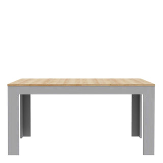 Extending Dining Table 160-207cm in Riviera Oak/Grey Oak - Giant Lobelia