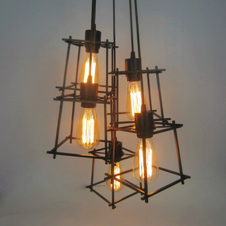 Vintage Industrial Retro Ceiling Light Cage Loft Chandelier Pendant Light Lamp~2143 - Giant Lobelia