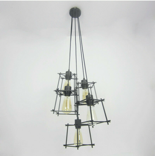 Vintage Industrial Retro Ceiling Light Cage Loft Chandelier Pendant Light Lamp~2143 - Giant Lobelia