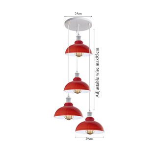 Kitchen Pendant Light Bar Décor Lamp Modern Red Ceiling Lights~1513 - Giant Lobelia