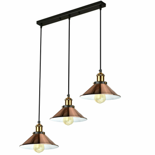 Ceiling Pendant Light Modern Style 3 Cluster Metal Lampshade Colour Light Shades~1323 - Giant Lobelia