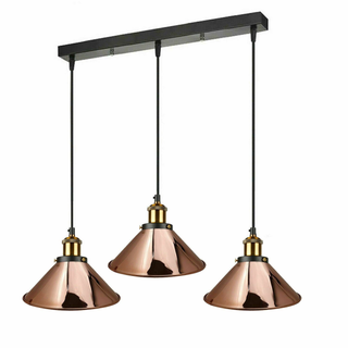 Ceiling Pendant Light Modern Style 3 Cluster Metal Lampshade Colour Light Shades~1323 - Giant Lobelia