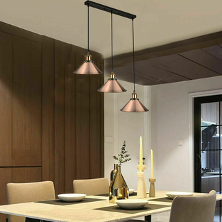 Ceiling Pendant Light Modern Style 3 Cluster Metal Lampshade Colour Light Shades~1323 - Giant Lobelia