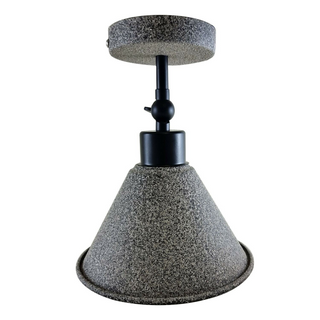Retro Industrial Ceiling Flush Mount Light Metal Cone Shade Light Kit~1223 - Giant Lobelia