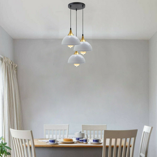 White 3 Way Vintage Industrial Metal Lampshade Modern Hanging Retro Ceiling Pendant Lights~3518 - Giant Lobelia