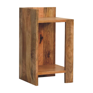 Oak-ish Box Bedside - Giant Lobelia