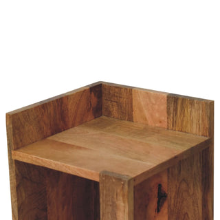 Oak-ish Box Bedside - Giant Lobelia